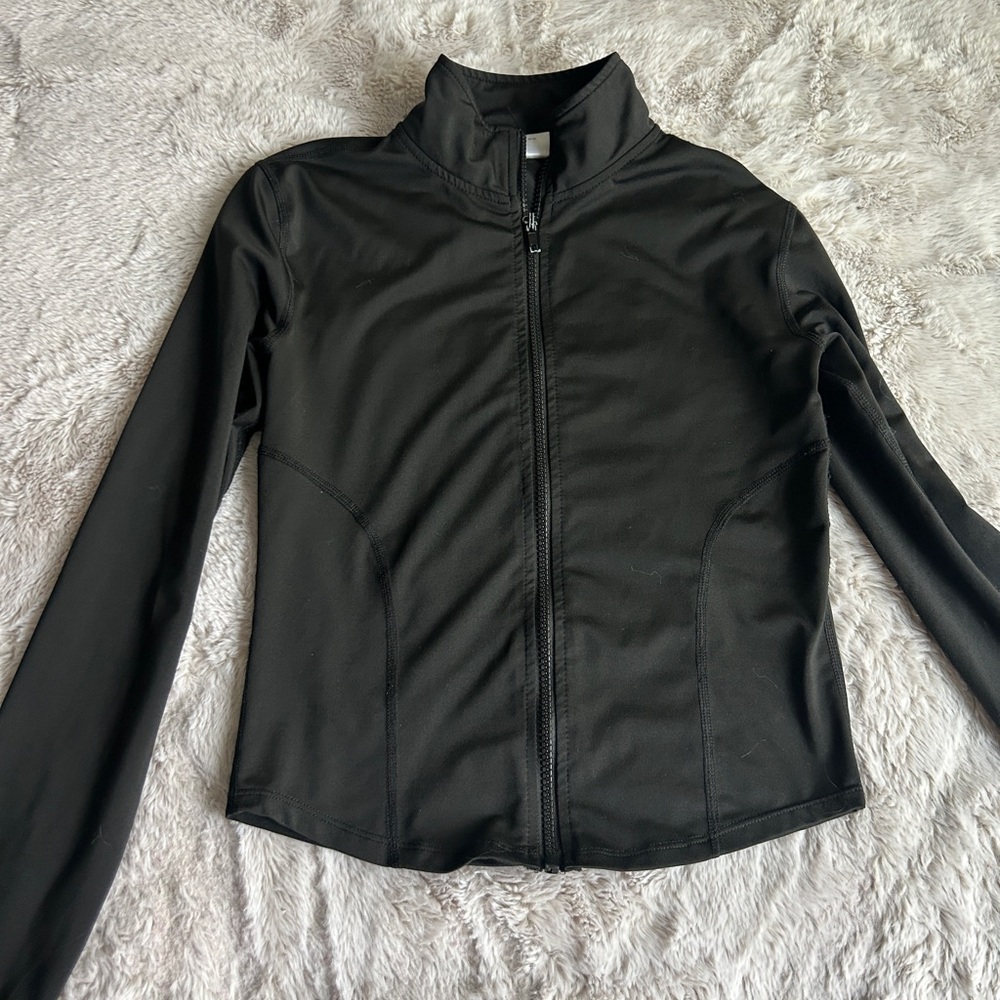 Women's Black bbl Jacket; Workout Jacket